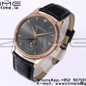 Master Ultra Thin Moon 136255J RG ZF 1:1 Best Edition Dark Gray Dial on Black Leather Strap SA925 Super Clone V2 - Super Clone Watch | 1:1 Best Version