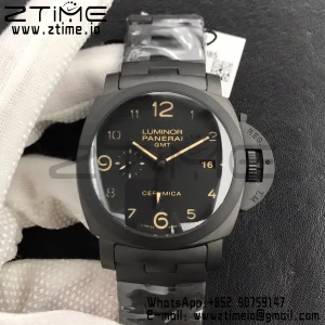 パネライ PAM00438 PAM438 O リアルセラミック VSF 1:1 ベスト版 セラミックブレスレット P9001/B V2 - スーパークローンウォッチ｜1:1 ベスト版