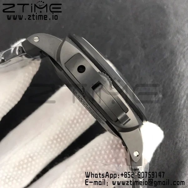 パネライ PAM00438 PAM438 O リアルセラミック VSF 1:1 ベスト版 セラミックブレスレット P9001/B V2 - スーパークローンウォッチ｜1:1 ベスト版