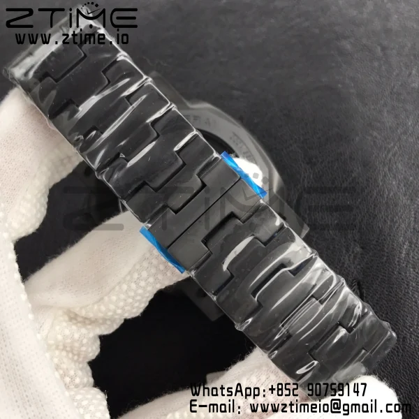 パネライ PAM00438 PAM438 O リアルセラミック VSF 1:1 ベスト版 セラミックブレスレット P9001/B V2 - スーパークローンウォッチ｜1:1 ベスト版