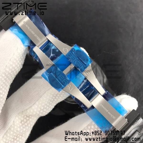 パネライ PAM00438 PAM438 O リアルセラミック VSF 1:1 ベスト版 セラミックブレスレット P9001/B V2 - スーパークローンウォッチ｜1:1 ベスト版