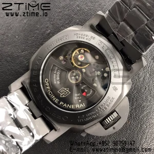 パネライ PAM00438 PAM438 O リアルセラミック VSF 1:1 ベスト版 セラミックブレスレット P9001/B V2 - スーパークローンウォッチ｜1:1 ベスト版
