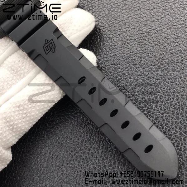 Panerai PAM00960 PAM960 Carbotech 42mm VSF VSF 1:1 Best Edition Black Dial Blue Markers on Rubber Strap P.9010 - Super Clone Watch | 1:1 Best Version