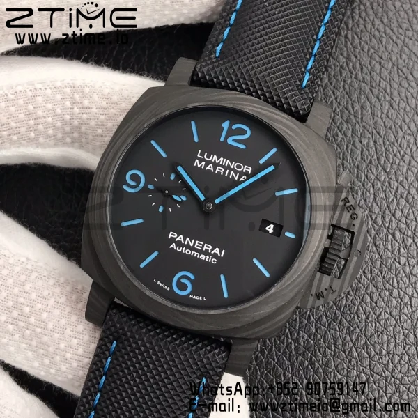 Panerai PAM01661 PAM1661 PAM1661 Carbotech VSF 1:1 Best Edition on Black Kevlar Composite Strap P.9010 - Super Clone Watch | 1:1 Best Version