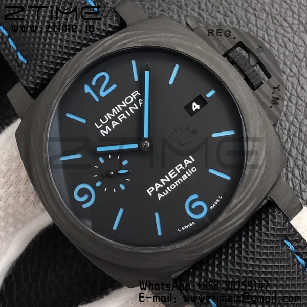 Panerai PAM01661 PAM1661 PAM1661 Carbotech VSF 1:1 Best Edition on Black Kevlar Composite Strap P.9010 - Super Clone Watch | 1:1 Best Version