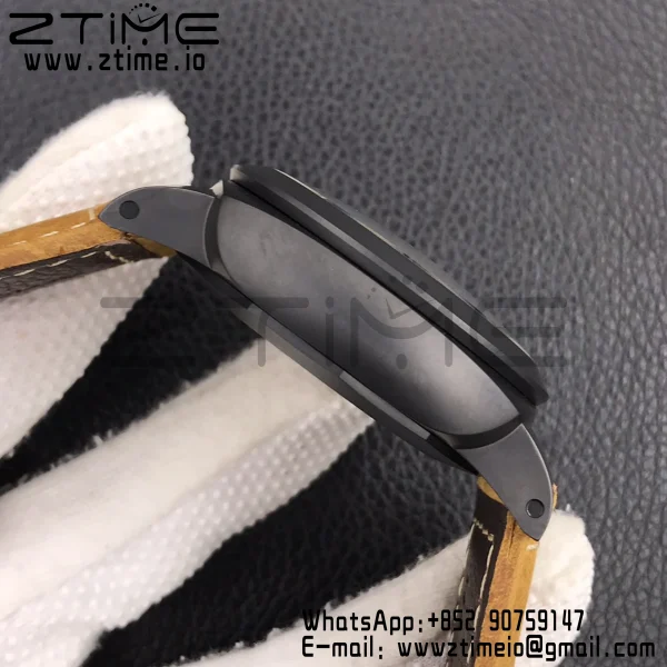 Panerai PAM01441 PAM1441 LUMINOR VSF 1:1 Best Edition Black Dial on Brown Asso Strap P.9011 Super Clone - Super Clone Watch | 1:1 Best Version