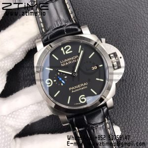 Panerai PAM00312 PAM312 R VSF 1:1 Best Edition mustalla nahkahihnalla P.9000 Super Clone V2 - Super Clone Watch | 1:1 Paras versio
