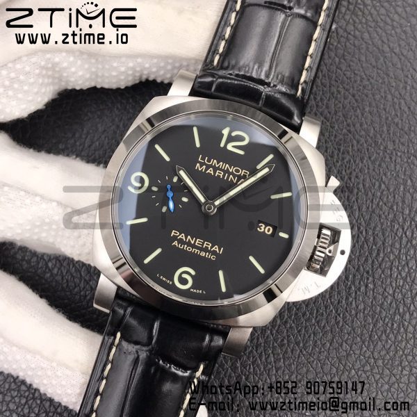 Panerai PAM00312 PAM312 R VSF 1:1 Best Edition på sort læderrem P.9000 Super Clone V2 - Super Clone Watch | 1:1 Best Version