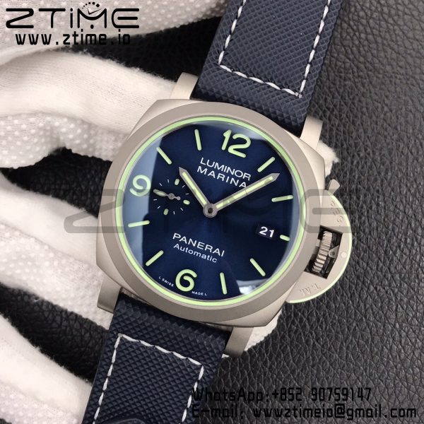 Panerai PAM01117 PAM1117 Titanium VSF 1:1 Best Edition Blue Dial on Blue Kevlar Composite Strap P.9010 Clone - Super Clone Watch | 1:1 Best Version