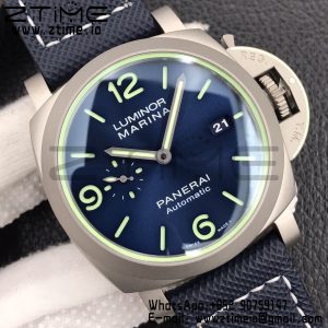 Panerai PAM01117 PAM1117 Titanium VSF 1:1 Best Edition Blue Dial on Blue Kevlar Composite Strap P.9010 Clone - Super Clone Watch | 1:1 Best Version