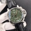 パネライ PAM1056 V GMT VSF 1:1 ベスト版 ブラックレザーストラップ グリーンダイアル P.9011 スーパークローン - スーパークローンウォッチ｜1:1 ベスト版