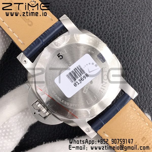 Panerai PAM01313  PAM1313 VSF 1:1 Best Edition Blue Dial on Blue Leather Strap P.9010 Clone - Super Clone Watch | 1:1 Best Version