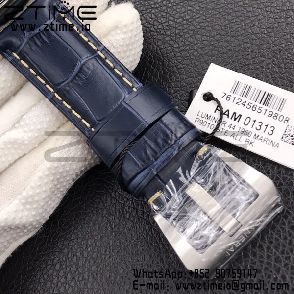 Panerai PAM01313  PAM1313 VSF 1:1 Best Edition Blue Dial on Blue Leather Strap P.9010 Clone - Super Clone Watch | 1:1 Best Version