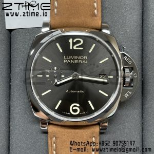 Panerai PAM00904  PAM904 Luminor Due VSF Best Edition Gray Dial on Brown Asso Strap AXXXIV - Super Clone Watch | 1:1 Best Version