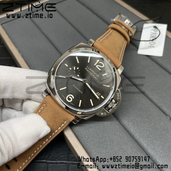 Panerai PAM00904  PAM904 Luminor Due VSF Best Edition Gray Dial on Brown Asso Strap AXXXIV - Super Clone Watch | 1:1 Best Version