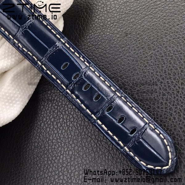 Panerai PAM01112 PAM1112 V RG VSF 1:1 Best Edition Blue Dial on Blue Leather Strap P.9010 Super Clone - Super Clone Watch | 1:1 Best Version