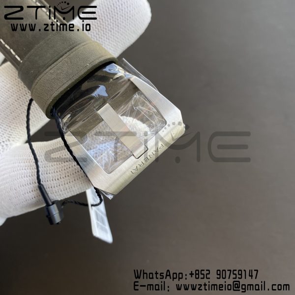 Panerai PAM01314 PAM1314 VSF 1:1 Best Edition White Dial on Gray Asso Strap P.9010 Clone - Super Clone Watch | 1:1 Best Version