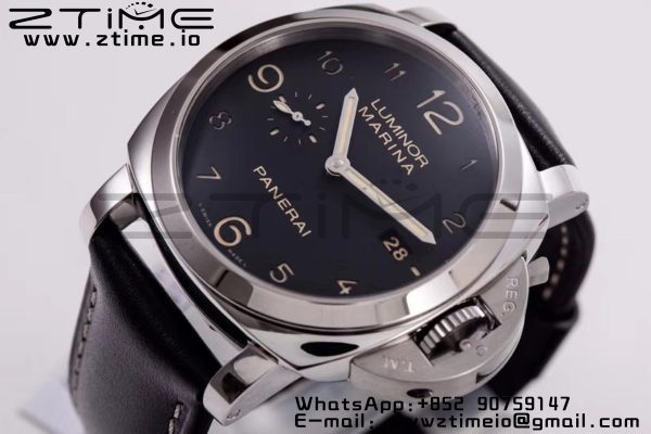 Panerai PAM00359 PAM359 R VSF 1:1 Best Edition on Black Leather Strap P.9000 Super Clone V2 - Super Clone Watch | 1:1 Best Version