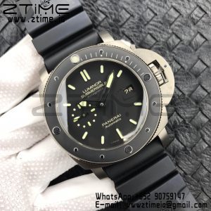 Panerai PAM00389 PAM389 O VSF 1:1 Best Edition on Black Rubber Strap P.9000 Super Clone V2 - Super Clone Watch | 1:1 Best Version