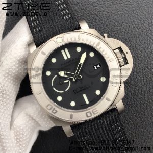 パネライ PAM00984 PAM984 マイクホーン サブマーシブル VSF 1:1 ベストエディション ブラックダイアル ブラックナイロンストラップ P.9010 クローン - スーパークローンウォッチ｜1:1 ベストバージョン