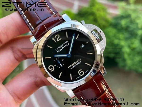 Panerai PAM01116 PAM1116 W VSF 1:1 Best Edition Vihreä kellotaulu ruskealla nahkahihnalla P.9010 Clone - Super Clone Watch | 1:1 Best Version