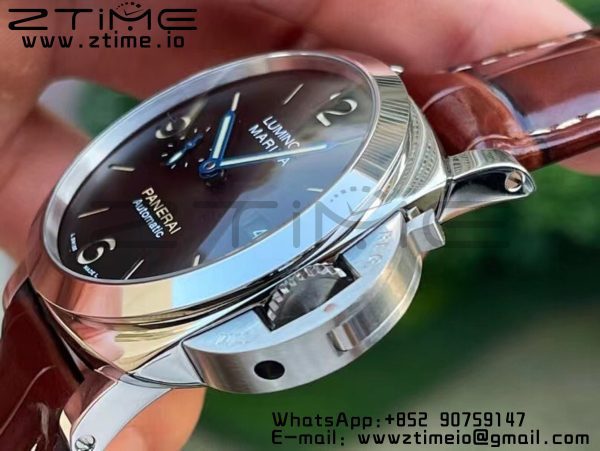 Panerai PAM01116 PAM1116 W VSF 1:1 Best Edition Vihreä kellotaulu ruskealla nahkahihnalla P.9010 Clone - Super Clone Watch | 1:1 Best Version