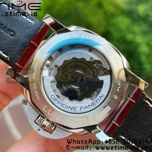 Panerai PAM01116 PAM1116 W VSF 1:1 Best Edition Vihreä kellotaulu ruskealla nahkahihnalla P.9010 Clone - Super Clone Watch | 1:1 Best Version