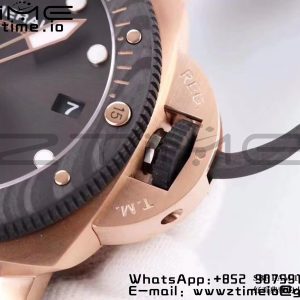Panerai PAM01070 PAM1070 W VSF 1:1 Best Edition Black Dial on Black Rubber Strap P900 - Super Clone Watch | 1:1 Best Version