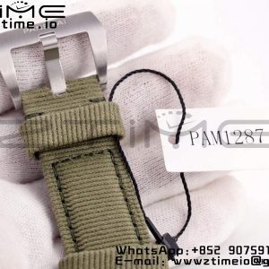 Panerai PAM01287 PAM1287 Y VSF 1:1 Best Edition Quadrante verde su cinturino in nylon verde P900 - Orologio Super Clone | 1:1 Best Version