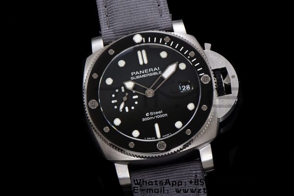 Panerai PAM01288 PAM1288 Y VSF 1:1 Best Edition Gray Dial on Gray Nylon Strap P900 - Super Clone Watch | 1:1 Best Version
