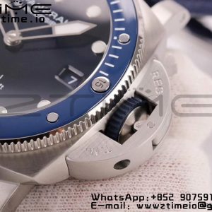 Panerai PAM01289 PAM1289 Y VSF 1:1 Best Edition Blue Dial on Blue Nylon Strap P900 - Super Clone Watch | 1:1 Best Version