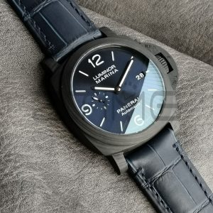 Panerai PAM01664 PAM1664 Carbotech VSF 1:1 Best Edition su cinturino in pelle blu P.9010 Clone - Orologio Super Clone | 1:1 Best Version