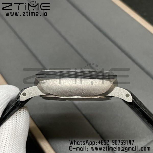 パネライ PAM01279 PAM1279 X ルミノール GMT 42mm チタニウム VSF 1:1 ベストエディション ブルーダイヤル ブラックレザーストラップ P.9011 スーパークローン - スーパークローンウォッチ｜1:1 ベストバージョン