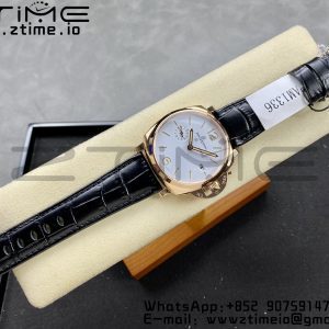 Panerai PAM01336 PAM1336 Luminor Due 42mm VSF Best Edition White Dial on Black Leather Strap P900 - Super Clone Watch | 1:1 Best Version