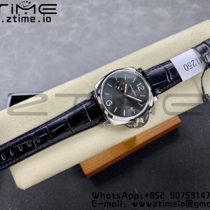 Panerai PAM01250 PAM1250 Luminor Due 42mm VSF Best Edition Gray Dial on Black Leather Strap P900 - Super Clone Watch | 1:1 Best Version