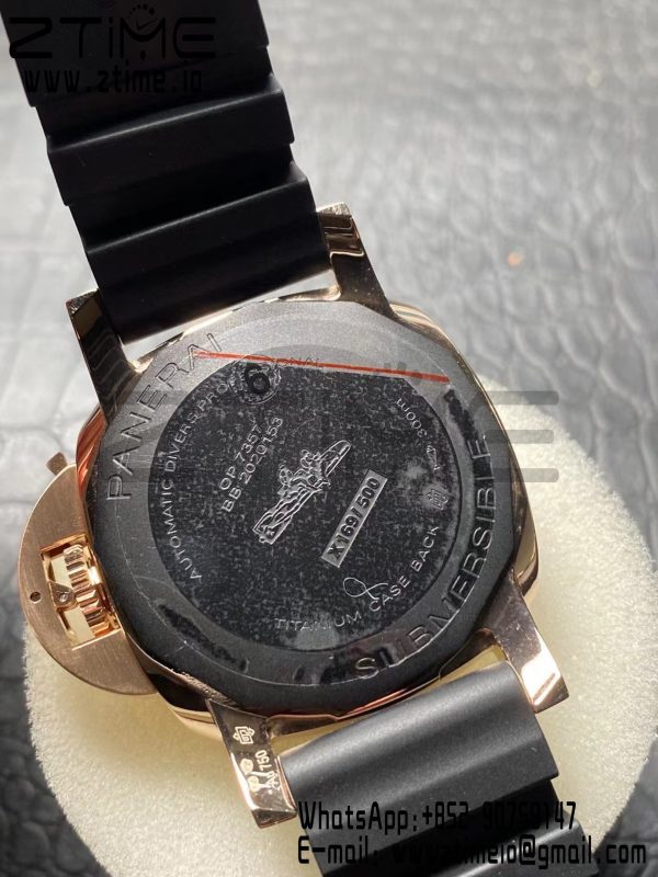 Panerai PAM02164 PAM2164 Submersible 42mm VSF Best Edition Black Dial on Black Rubber Strap P900 - Super Clone Watch | 1:1 Best Version