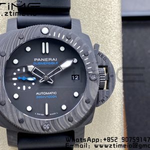 Panerai PAM02331 PAM2231 Carbotech 42mm VSF Best Edition Black Dial on Rubber Strap P.900 Clone - Super Clone Watch | 1:1 Best Version