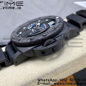 Panerai PAM02331 PAM2231 Carbotech 42mm VSF Best Edition Black Dial on Rubber Strap P.900 Clone - Super Clone Watch | 1:1 Best Version