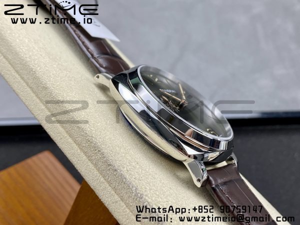 Panerai PAM01329   PAM1329 Luminor Due 42mm VSF 1:1 Best Edition Green Dial on Brown Leather Strap P900 - Super Clone Watch | 1:1 Best Version