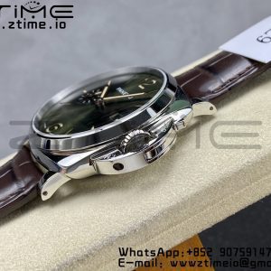Panerai PAM01329   PAM1329 Luminor Due 42mm VSF 1:1 Best Edition Green Dial on Brown Leather Strap P900 - Super Clone Watch | 1:1 Best Version