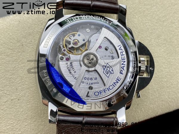 Panerai PAM01329   PAM1329 Luminor Due 42mm VSF 1:1 Best Edition Green Dial on Brown Leather Strap P900 - Super Clone Watch | 1:1 Best Version