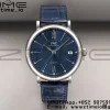 IWC Portofino Automatic 37mm IW458110 SS V7F 1:1 Best Edition Cadran albastru pe curea din piele albastră A2892 - Super Clone Watch | 1:1 Best Version