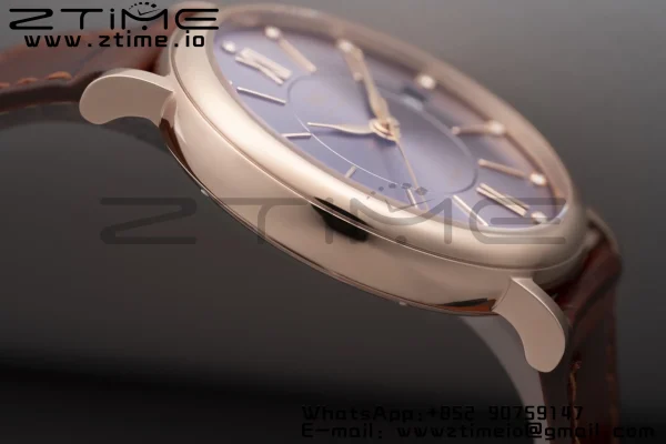IWC Portofino Automatic 37mm IW458106  RG V7F 1:1 Best Edition Gray Dial on Deep Brown Leather Strap A2892 - Super Clone Watch | 1:1 Best Version