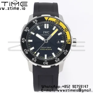 IWC Aquatimer Automatic IW356811  SS V6SF 1:1 Best Edition White/Orange Dial on Black Rubber Strap A2892 - Super Clone Watch | 1:1 Best Version