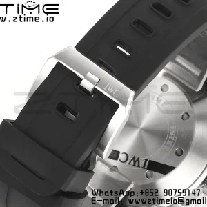IWC Aquatimer Chrono IW376702 SS V6SF 1:1 Best Edition Black Dial on Black Rubber Strap A7750 - Super Clone Watch | 1:1 Best Version