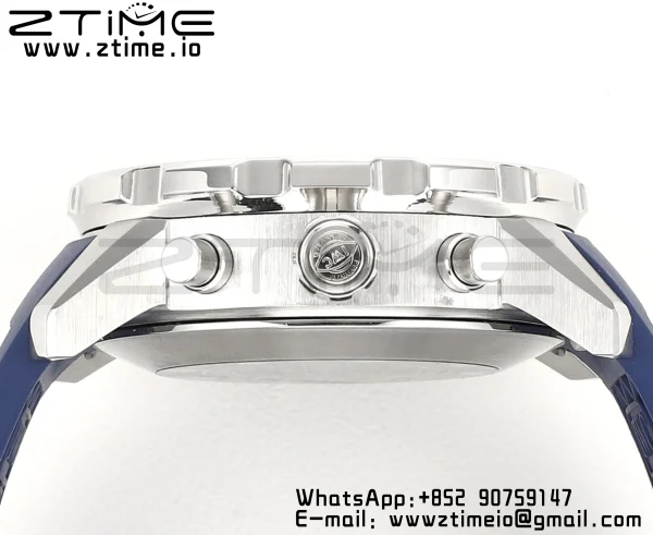 IWC Aquatimer Chrono IW376711 SS V6SF 1:1 Best Edition Blue Dial on Blue Rubber Strap A7750 - Super Clone Watch | 1:1 Best Version