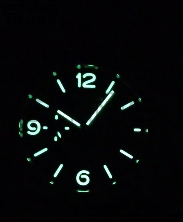Panerai PAM01312 PAM1312 W VSF 1:1 Best Edition Black Dial on Black Leather Strap P.9010 Clone - Super Clone Watch | 1:1 Best Version