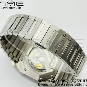 BVLGARI Octo 41mm 102105 BGO38C3SSD SS BVF 1:1 Best Edition Cream Black Dial On SS Bracelet Miyota 9015 - Super Clone Watch | 1:1 Best Version