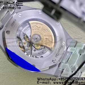 AP Royal Oak 37mm 15450 SS ZF 1:1 Best Edition Quadrante nero testurizzato su bracciale SS SA3120 Super Clone - Orologio Super Clone | 1:1 Best Version