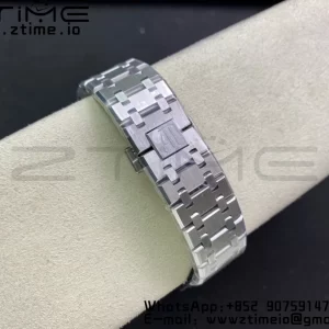 AP Royal Oak 37mm 15450 SS ZF 1:1 Best Edition Gray Textured Dial on SS Bracelet SA3120 Super Clone - Super Clone Watch | 1:1 Best Version